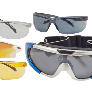Gafas deportivas con lentes de distintos colores